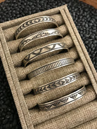 The Miley Cuffs xx-Bracelets & Cuffs-Calli Co., Turquoise and Silver Jewelry, Native American Handmade, Zuni Tribe, Navajo Tribe, Brock Texas