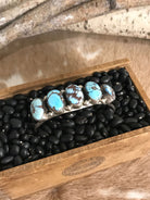 The Sadler Cuff, 2-Bracelets & Cuffs-Calli Co., Turquoise and Silver Jewelry, Native American Handmade, Zuni Tribe, Navajo Tribe, Brock Texas