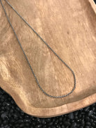 The Petite Sterling Chain-Necklaces-Calli Co., Turquoise and Silver Jewelry, Native American Handmade, Zuni Tribe, Navajo Tribe, Brock Texas