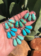 The Rockwood Necklaces-Necklaces-Calli Co., Turquoise and Silver Jewelry, Native American Handmade, Zuni Tribe, Navajo Tribe, Brock Texas