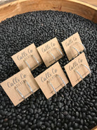 The Bosie Hoop Earring-Earrings-Calli Co., Turquoise and Silver Jewelry, Native American Handmade, Zuni Tribe, Navajo Tribe, Brock Texas