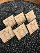 The Bosie Hoop Earring-Earrings-Calli Co., Turquoise and Silver Jewelry, Native American Handmade, Zuni Tribe, Navajo Tribe, Brock Texas