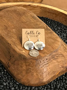 The Sunburst Earrings-Earrings-Calli Co., Turquoise and Silver Jewelry, Native American Handmade, Zuni Tribe, Navajo Tribe, Brock Texas