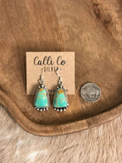 The Turquoise Dangles, 25-Earrings-Calli Co., Turquoise and Silver Jewelry, Native American Handmade, Zuni Tribe, Navajo Tribe, Brock Texas