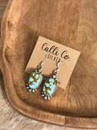 The Turquoise Dangles, 26-Earrings-Calli Co., Turquoise and Silver Jewelry, Native American Handmade, Zuni Tribe, Navajo Tribe, Brock Texas