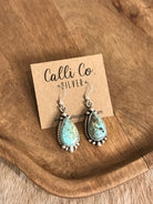 The Turquoise Dangles, 28-Earrings-Calli Co., Turquoise and Silver Jewelry, Native American Handmade, Zuni Tribe, Navajo Tribe, Brock Texas