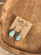The Turquoise Dangles, 28-Earrings-Calli Co., Turquoise and Silver Jewelry, Native American Handmade, Zuni Tribe, Navajo Tribe, Brock Texas