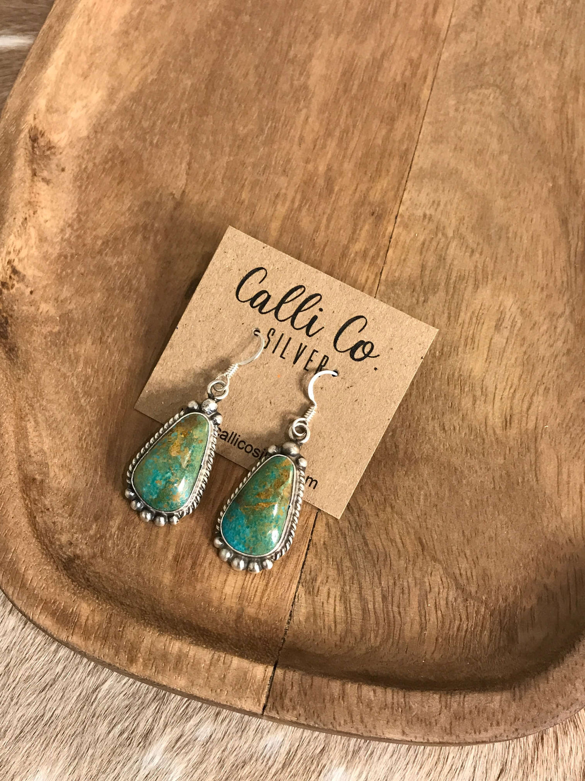 The Turquoise Dangles, 30-Earrings-Calli Co., Turquoise and Silver Jewelry, Native American Handmade, Zuni Tribe, Navajo Tribe, Brock Texas