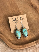 The Turquoise Dangles, 32-Earrings-Calli Co., Turquoise and Silver Jewelry, Native American Handmade, Zuni Tribe, Navajo Tribe, Brock Texas