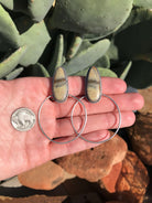 The Keystone Hoop Earrings, 13-Earrings-Calli Co., Turquoise and Silver Jewelry, Native American Handmade, Zuni Tribe, Navajo Tribe, Brock Texas