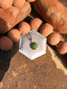 The Nordic 14k and Turquoise Pendant, 16-Pendants-Calli Co., Turquoise and Silver Jewelry, Native American Handmade, Zuni Tribe, Navajo Tribe, Brock Texas