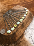 The Shayla Necklaces-Necklaces-Calli Co., Turquoise and Silver Jewelry, Native American Handmade, Zuni Tribe, Navajo Tribe, Brock Texas