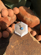 The Nordic 14k and Turquoise Pendant, 23-Pendants-Calli Co., Turquoise and Silver Jewelry, Native American Handmade, Zuni Tribe, Navajo Tribe, Brock Texas