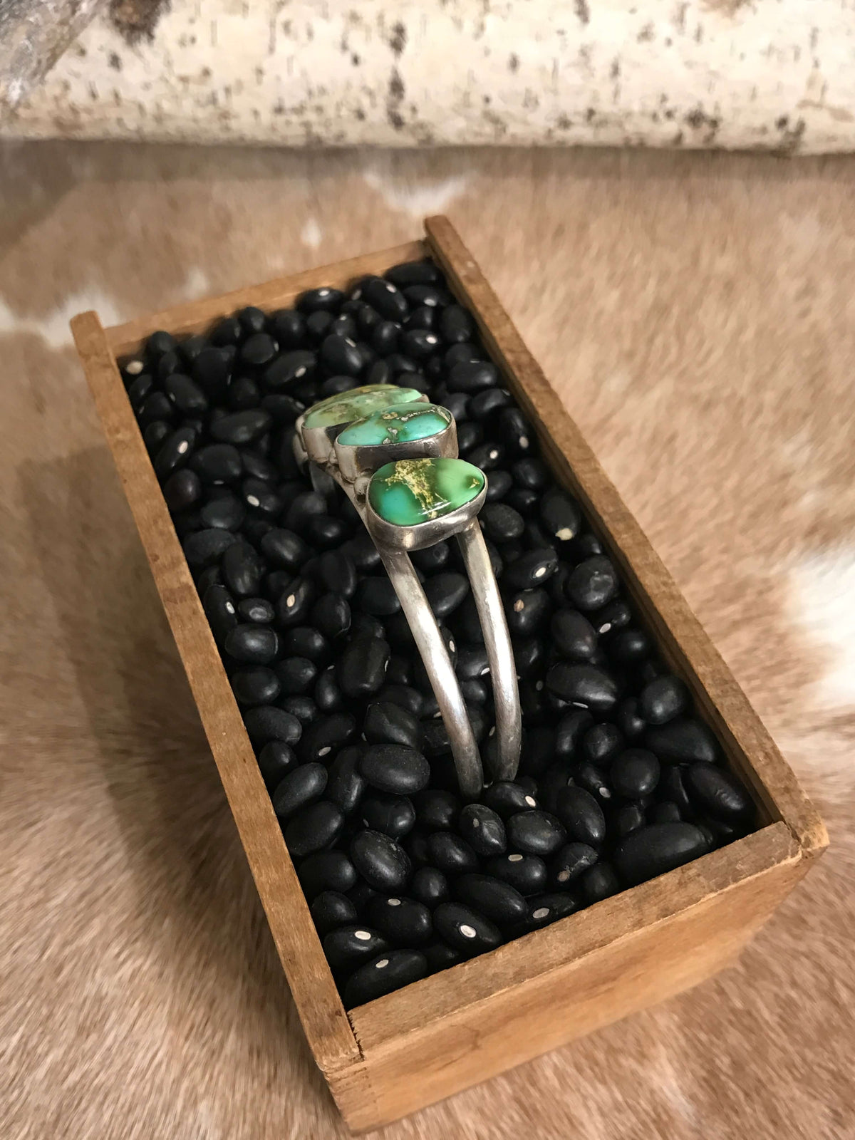 The Sadler Cuff, 10-Bracelets & Cuffs-Calli Co., Turquoise and Silver Jewelry, Native American Handmade, Zuni Tribe, Navajo Tribe, Brock Texas