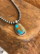The Emerson Necklace, 6-Necklaces-Calli Co., Turquoise and Silver Jewelry, Native American Handmade, Zuni Tribe, Navajo Tribe, Brock Texas