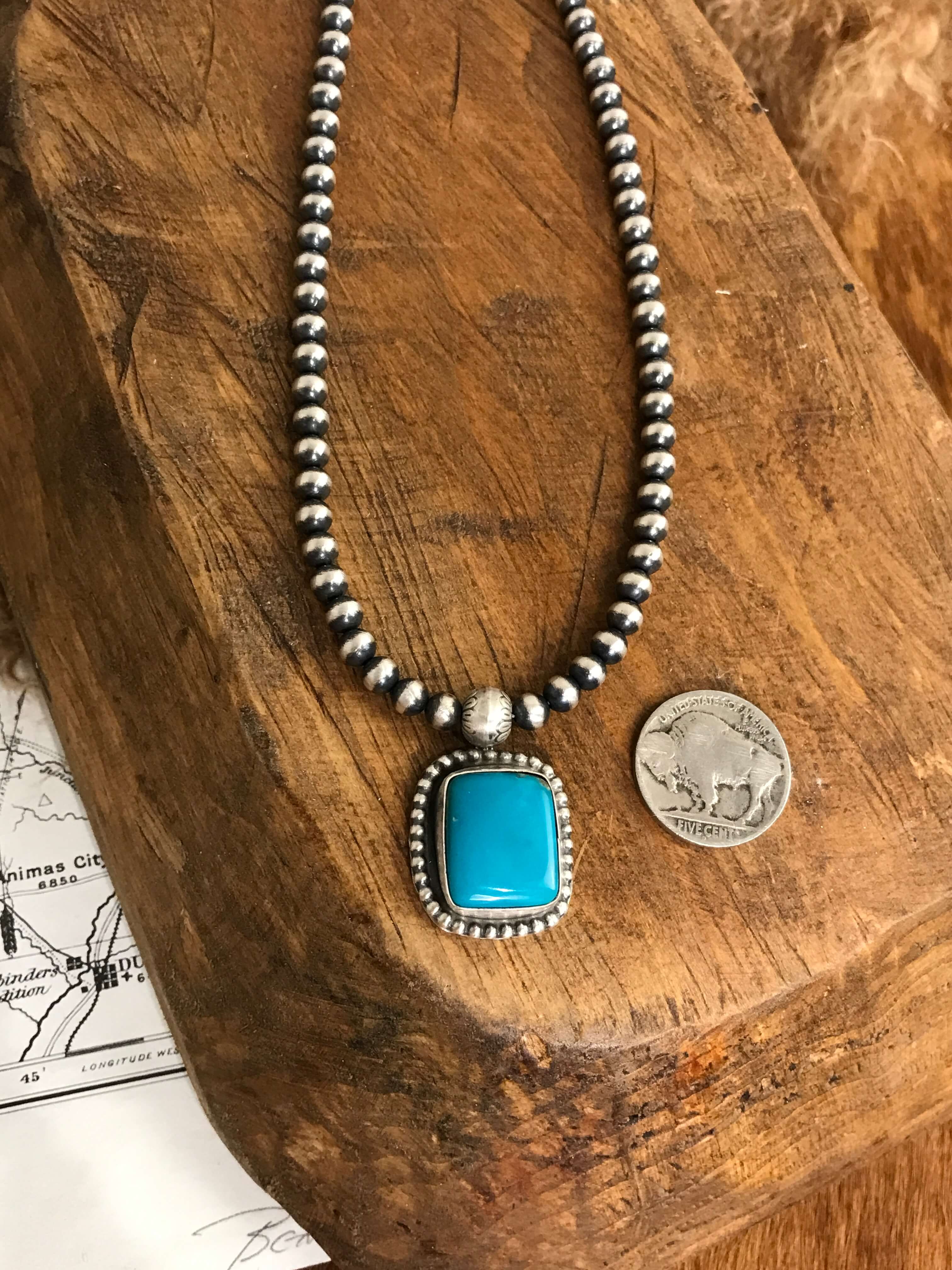 The Emerson Choker, 10-Necklaces-Calli Co., Turquoise and Silver Jewelry, Native American Handmade, Zuni Tribe, Navajo Tribe, Brock Texas