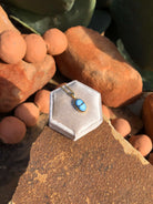 The Nordic 14k and Turquoise Pendant, 26-Pendants-Calli Co., Turquoise and Silver Jewelry, Native American Handmade, Zuni Tribe, Navajo Tribe, Brock Texas