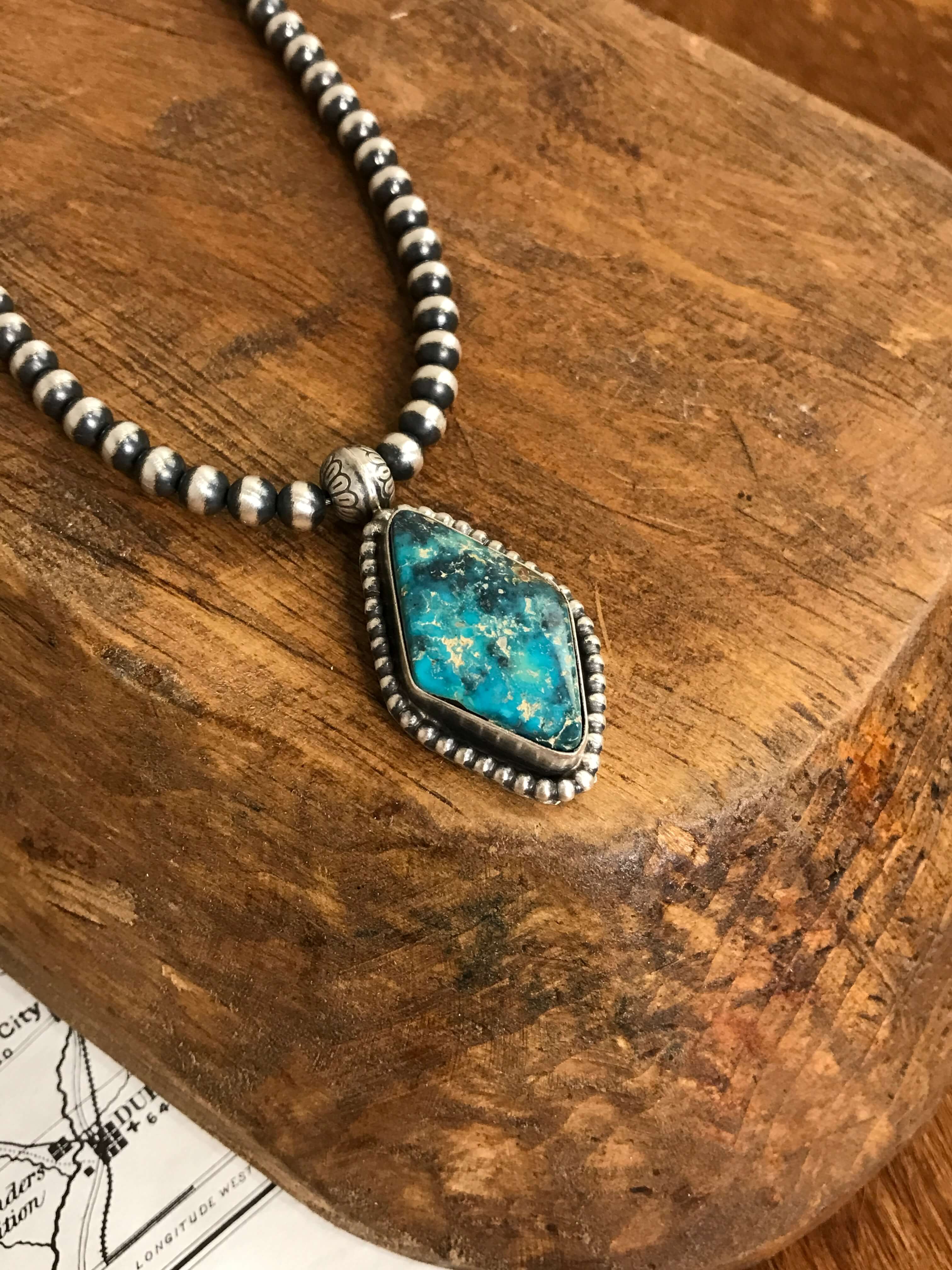 The Emerson Choker, 12-Necklaces-Calli Co., Turquoise and Silver Jewelry, Native American Handmade, Zuni Tribe, Navajo Tribe, Brock Texas