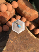 The Nordic 14k and Turquoise Pendant, 26-Pendants-Calli Co., Turquoise and Silver Jewelry, Native American Handmade, Zuni Tribe, Navajo Tribe, Brock Texas