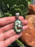 The Moana Pendant-Pendants-Calli Co., Turquoise and Silver Jewelry, Native American Handmade, Zuni Tribe, Navajo Tribe, Brock Texas