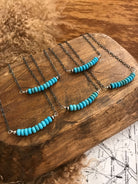The Scottie Necklaces-Necklaces-Calli Co., Turquoise and Silver Jewelry, Native American Handmade, Zuni Tribe, Navajo Tribe, Brock Texas