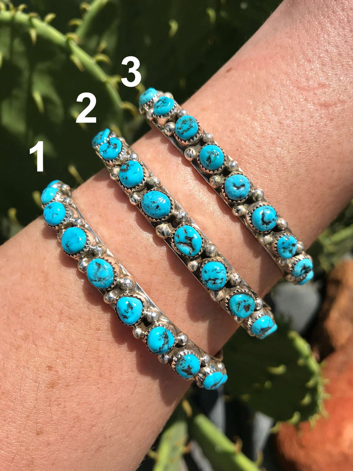 The Shadow Mountain Cuff-Bracelets & Cuffs-Calli Co., Turquoise and Silver Jewelry, Native American Handmade, Zuni Tribe, Navajo Tribe, Brock Texas