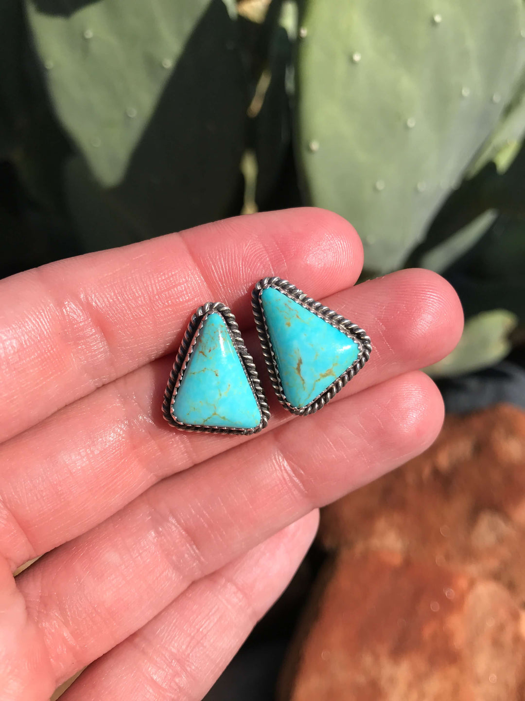 Buffalo Charm Earrings | The Pearl & Stone Jewelry Red