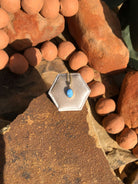 The Nordic 14k and Turquoise Pendant, 29-Pendants-Calli Co., Turquoise and Silver Jewelry, Native American Handmade, Zuni Tribe, Navajo Tribe, Brock Texas