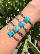 The Boca Ciega Cuff-Bracelets & Cuffs-Calli Co., Turquoise and Silver Jewelry, Native American Handmade, Zuni Tribe, Navajo Tribe, Brock Texas