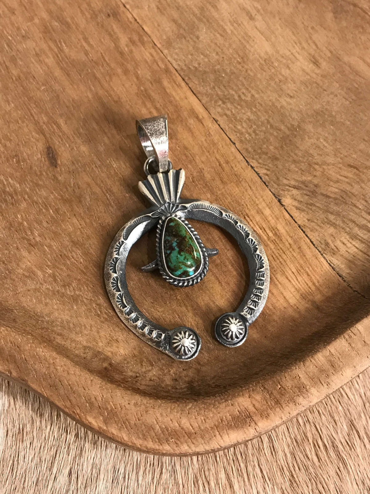 The Naja Pendant, 50-Pendants-Calli Co., Turquoise and Silver Jewelry, Native American Handmade, Zuni Tribe, Navajo Tribe, Brock Texas
