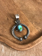 The Naja Pendant, 51-Pendants-Calli Co., Turquoise and Silver Jewelry, Native American Handmade, Zuni Tribe, Navajo Tribe, Brock Texas