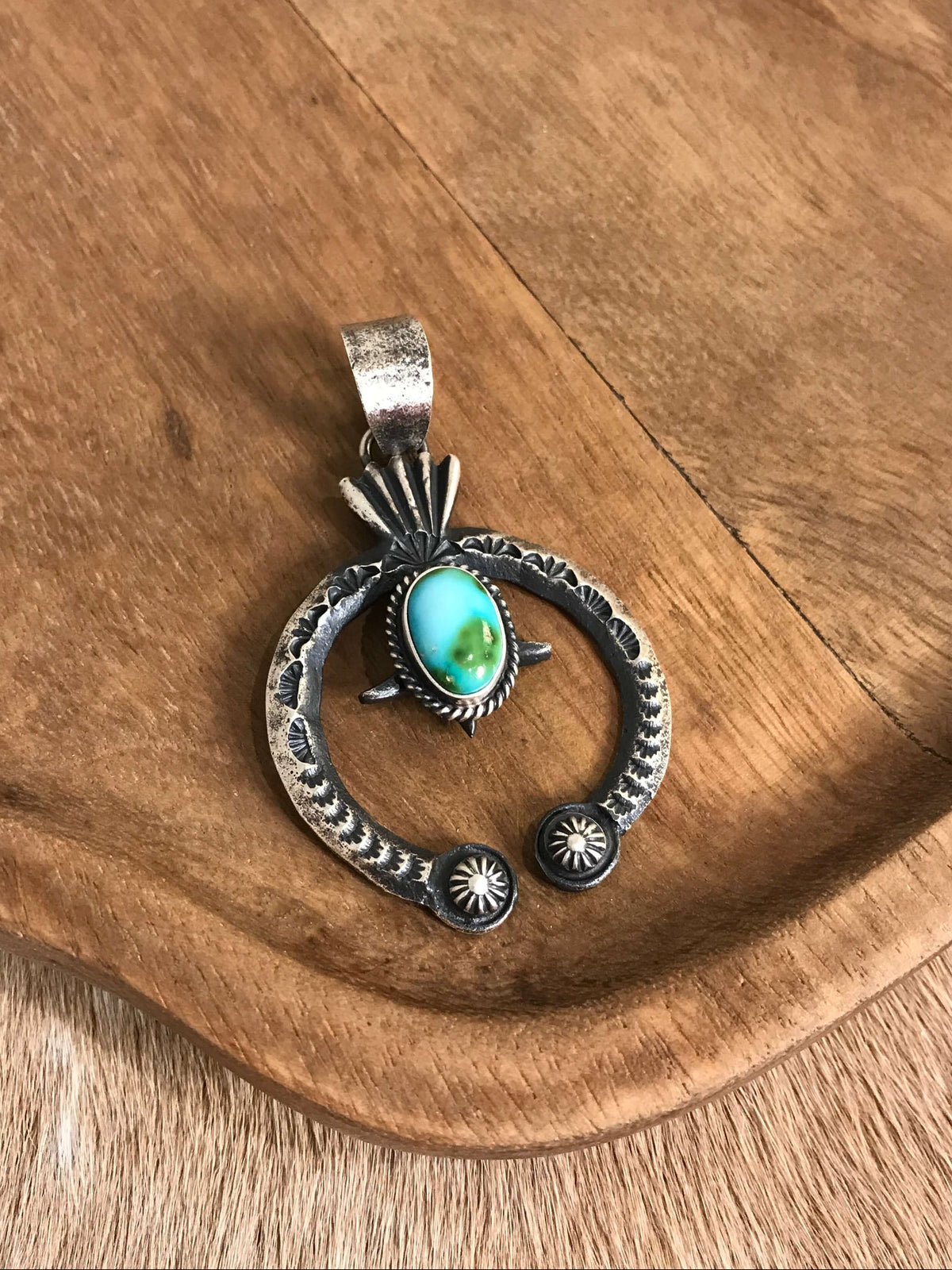 The Naja Pendant, 51-Pendants-Calli Co., Turquoise and Silver Jewelry, Native American Handmade, Zuni Tribe, Navajo Tribe, Brock Texas