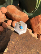 The Nordic 14k and Turquoise Pendant, 27-Pendants-Calli Co., Turquoise and Silver Jewelry, Native American Handmade, Zuni Tribe, Navajo Tribe, Brock Texas