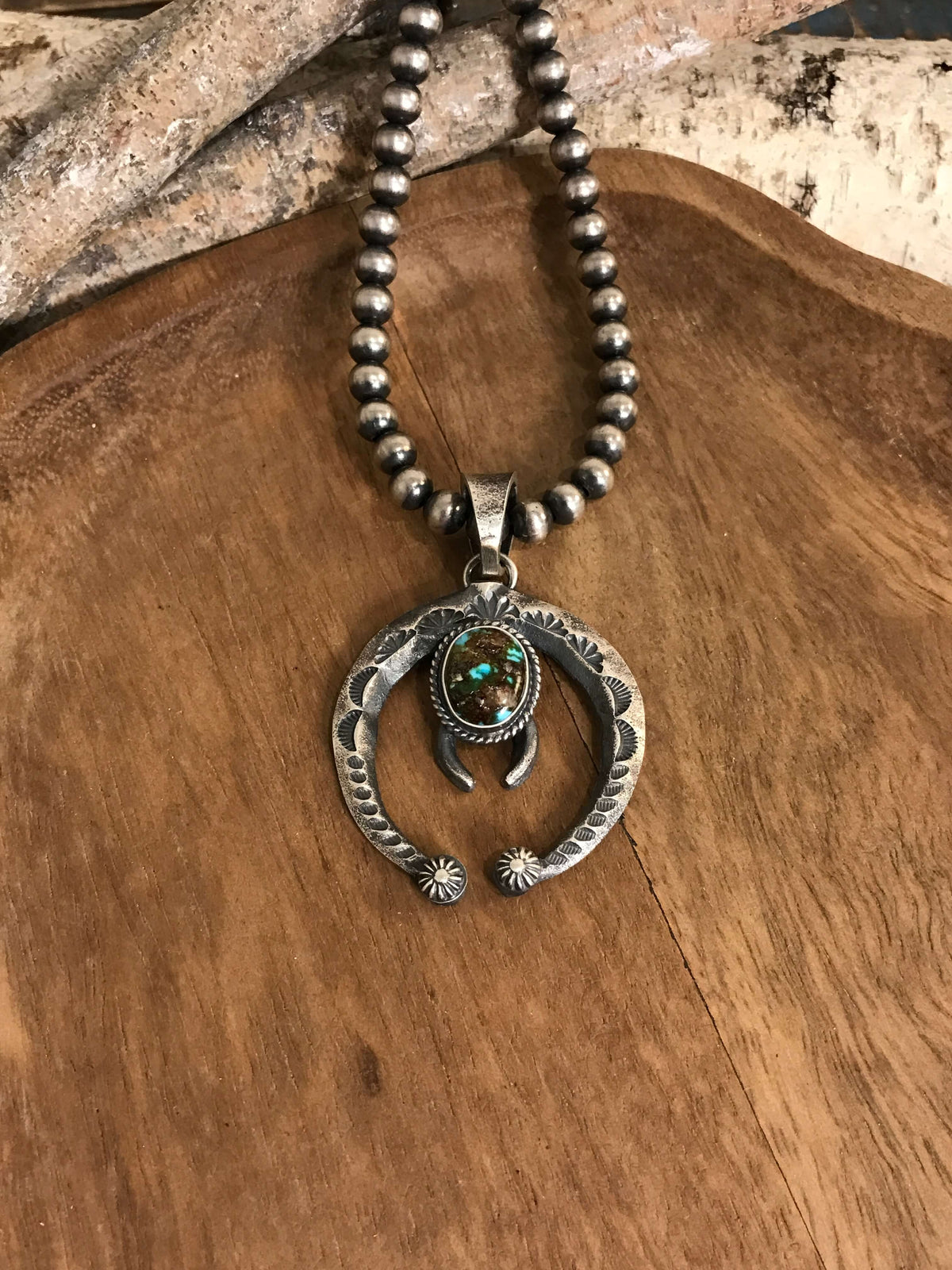 The Naja Pendant, 52-Pendants-Calli Co., Turquoise and Silver Jewelry, Native American Handmade, Zuni Tribe, Navajo Tribe, Brock Texas