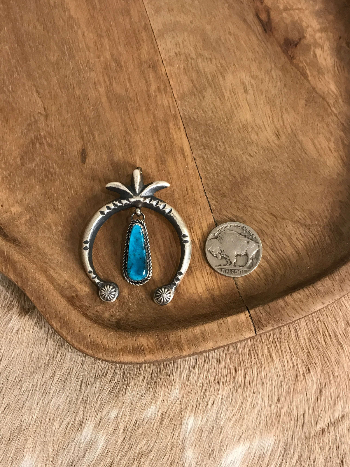 The Naja Pendant, 53-Pendants-Calli Co., Turquoise and Silver Jewelry, Native American Handmade, Zuni Tribe, Navajo Tribe, Brock Texas