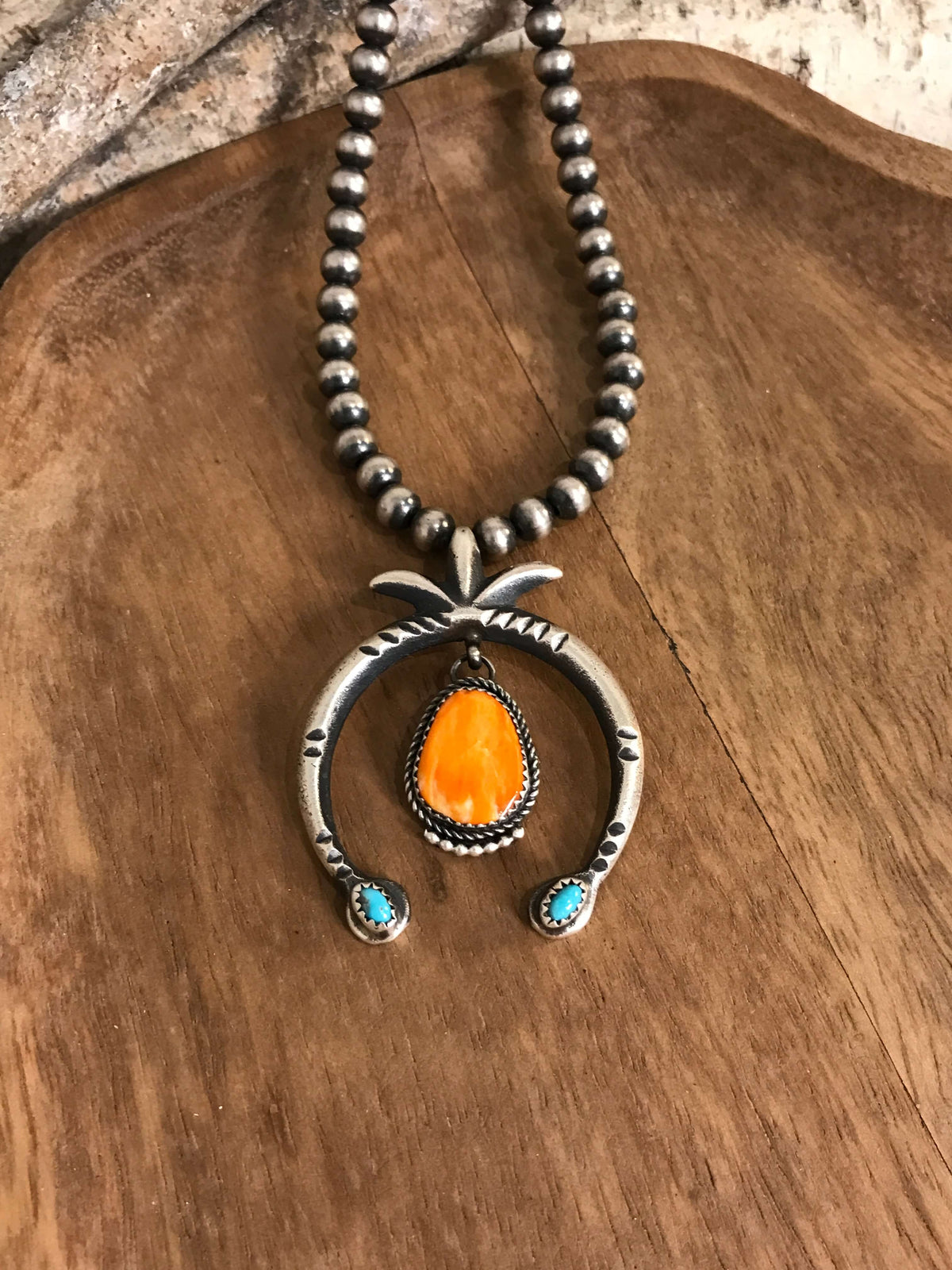 The Naja Pendant, 54-Pendants-Calli Co., Turquoise and Silver Jewelry, Native American Handmade, Zuni Tribe, Navajo Tribe, Brock Texas