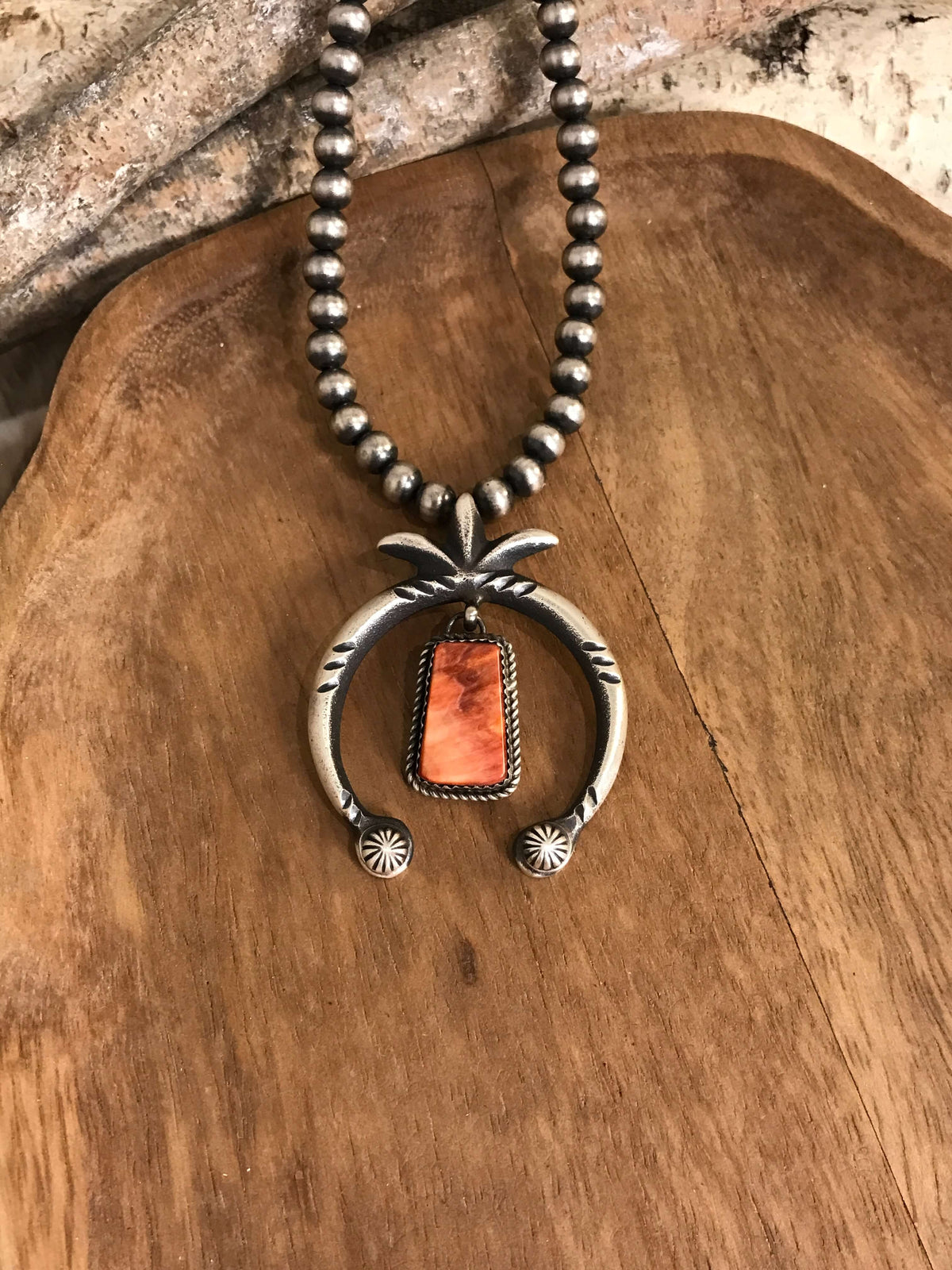 The Naja Pendant, 56-Pendants-Calli Co., Turquoise and Silver Jewelry, Native American Handmade, Zuni Tribe, Navajo Tribe, Brock Texas
