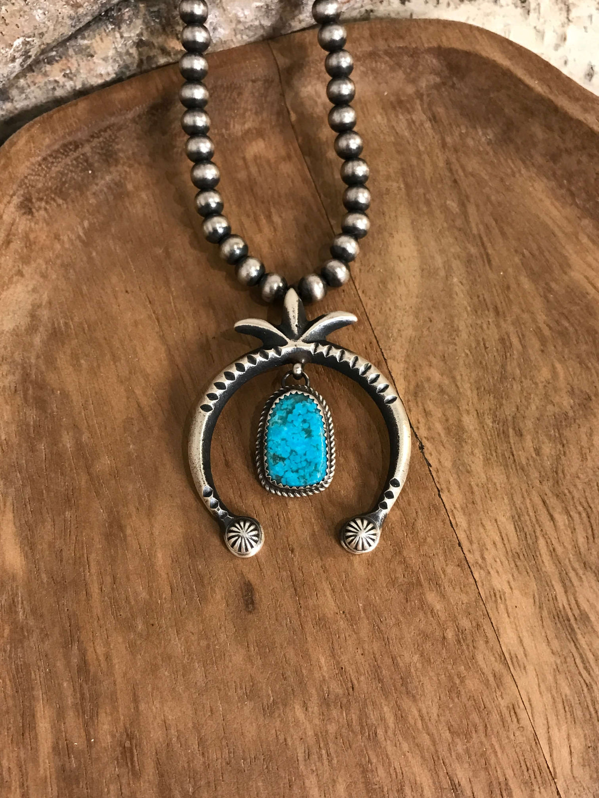 The Naja Pendant, 57-Pendants-Calli Co., Turquoise and Silver Jewelry, Native American Handmade, Zuni Tribe, Navajo Tribe, Brock Texas