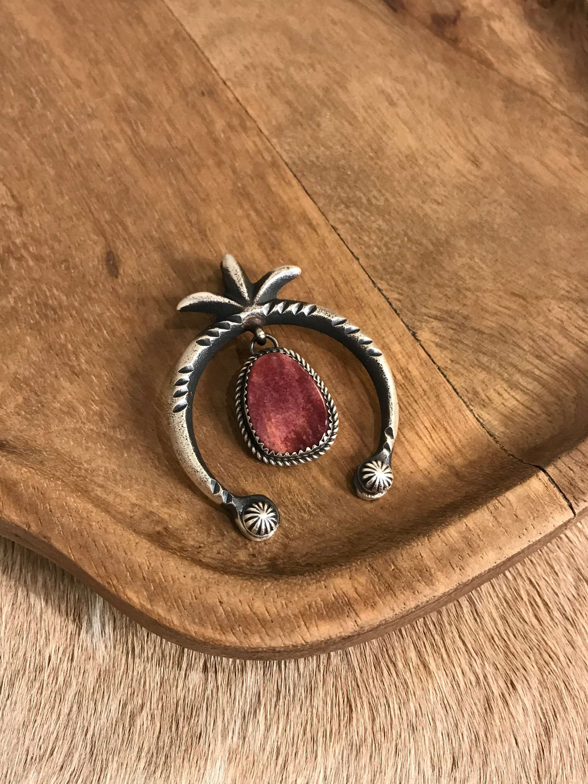 The Naja Pendant, 58-Pendants-Calli Co., Turquoise and Silver Jewelry, Native American Handmade, Zuni Tribe, Navajo Tribe, Brock Texas