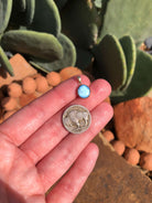 The Nordic 14k and Turquoise Pendant, 28-Pendants-Calli Co., Turquoise and Silver Jewelry, Native American Handmade, Zuni Tribe, Navajo Tribe, Brock Texas