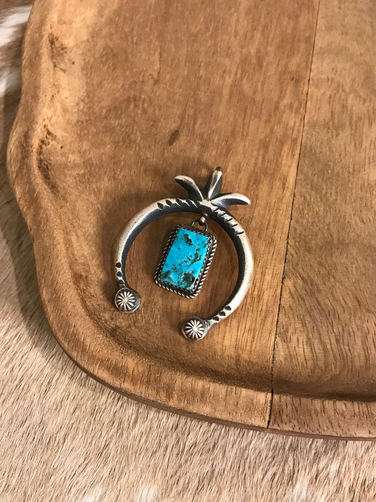 The Naja Pendant, 59-Pendants-Calli Co., Turquoise and Silver Jewelry, Native American Handmade, Zuni Tribe, Navajo Tribe, Brock Texas