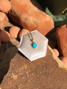 The Nordic 14k and Turquoise Pendant, 21-Pendants-Calli Co., Turquoise and Silver Jewelry, Native American Handmade, Zuni Tribe, Navajo Tribe, Brock Texas