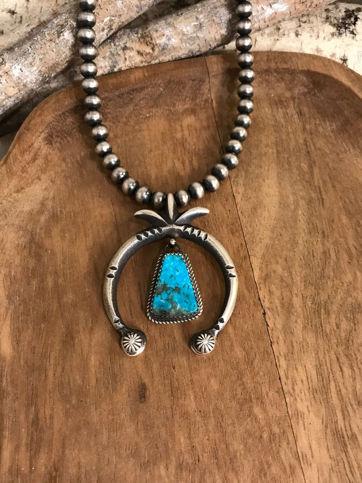The Naja Pendant, 61-Pendants-Calli Co., Turquoise and Silver Jewelry, Native American Handmade, Zuni Tribe, Navajo Tribe, Brock Texas