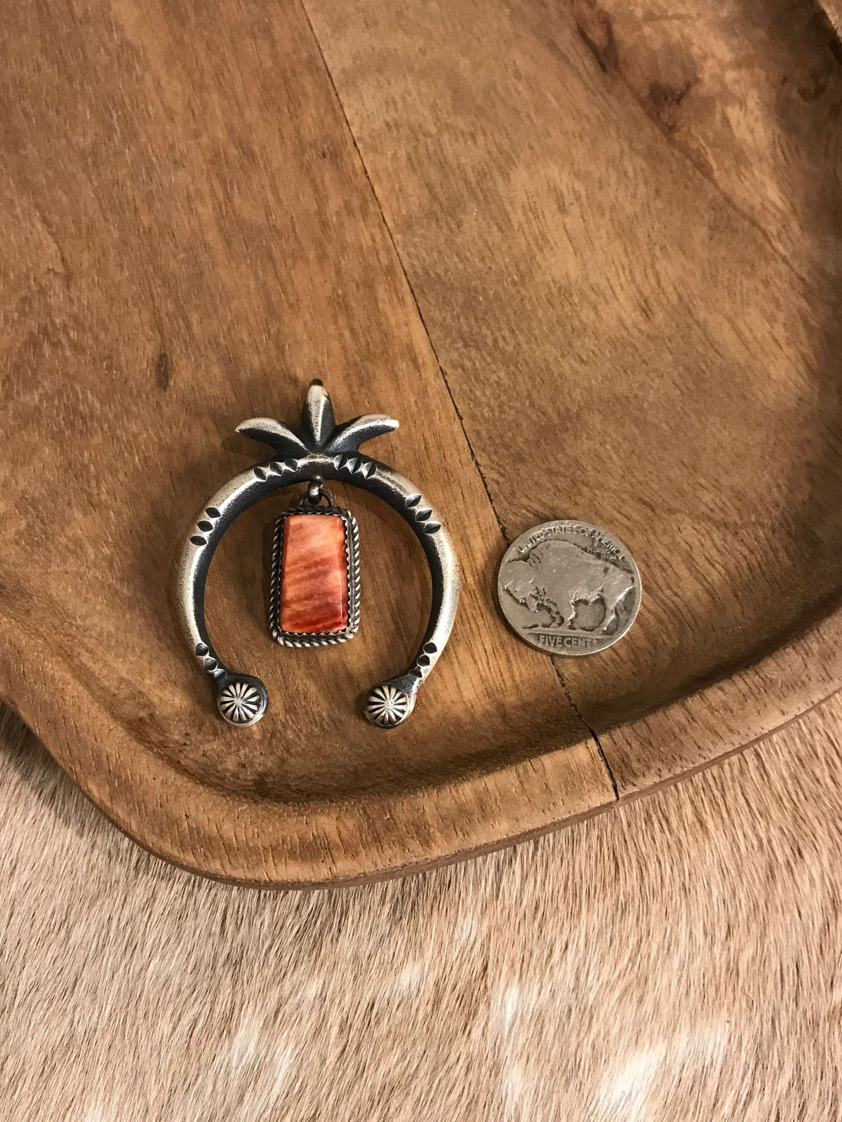 The Naja Pendant, 62-Pendants-Calli Co., Turquoise and Silver Jewelry, Native American Handmade, Zuni Tribe, Navajo Tribe, Brock Texas