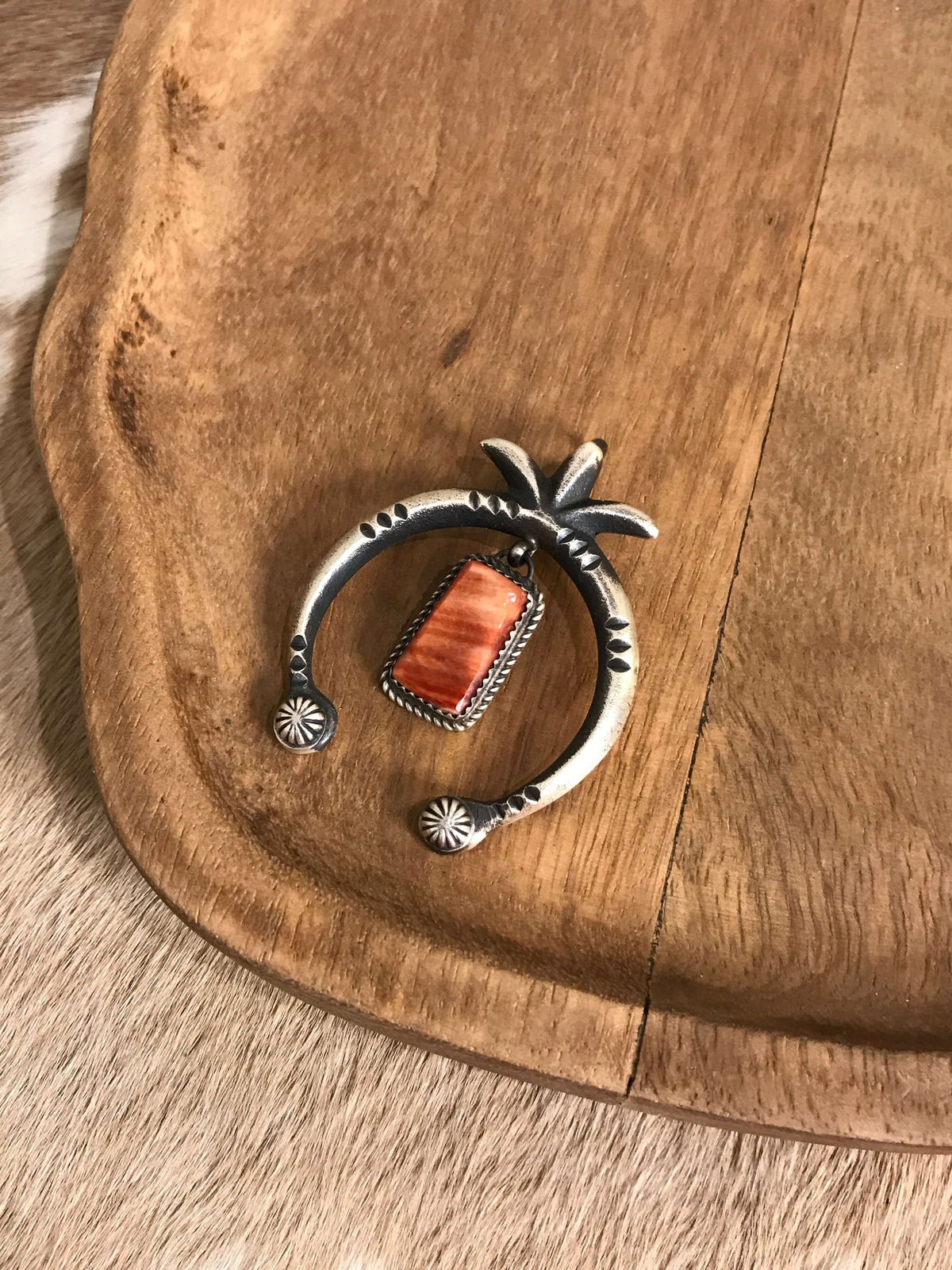 The Naja Pendant, 62-Pendants-Calli Co., Turquoise and Silver Jewelry, Native American Handmade, Zuni Tribe, Navajo Tribe, Brock Texas
