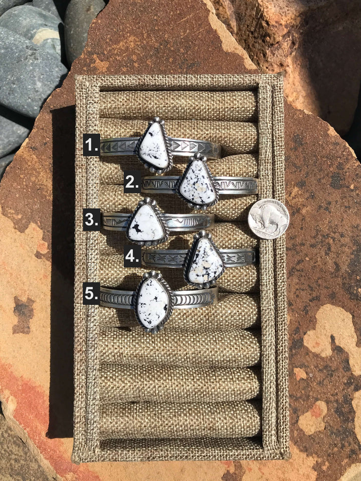 The Wickett Cuffs-Bracelets & Cuffs-Calli Co., Turquoise and Silver Jewelry, Native American Handmade, Zuni Tribe, Navajo Tribe, Brock Texas