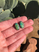 The Sonoran Gold Studs, 10-Earrings-Calli Co., Turquoise and Silver Jewelry, Native American Handmade, Zuni Tribe, Navajo Tribe, Brock Texas