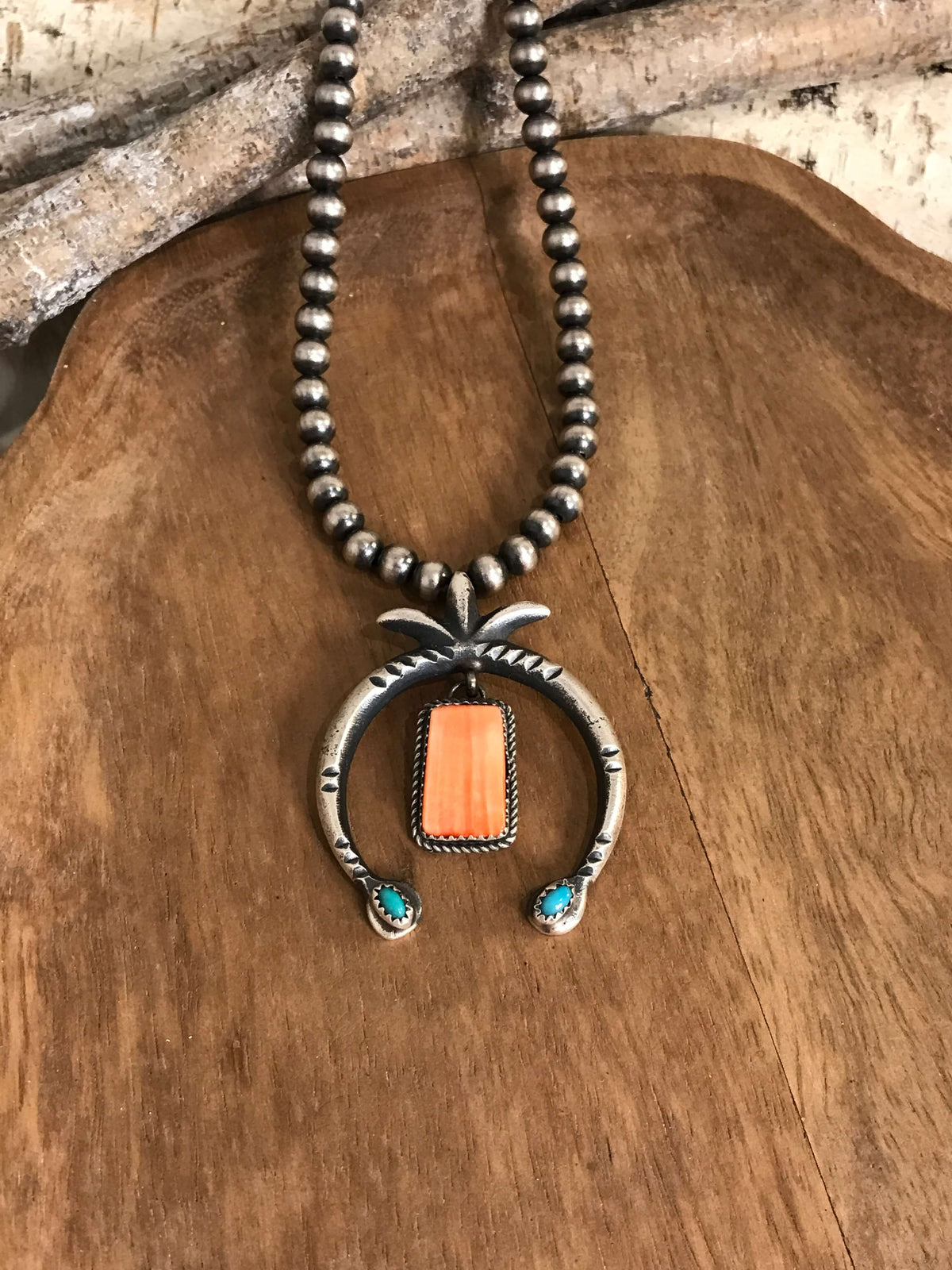 The Naja Pendant, 66-Pendants-Calli Co., Turquoise and Silver Jewelry, Native American Handmade, Zuni Tribe, Navajo Tribe, Brock Texas