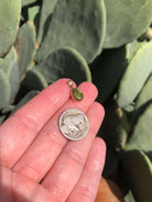 The Nordic 14k and Turquoise Pendant, 22-Pendants-Calli Co., Turquoise and Silver Jewelry, Native American Handmade, Zuni Tribe, Navajo Tribe, Brock Texas