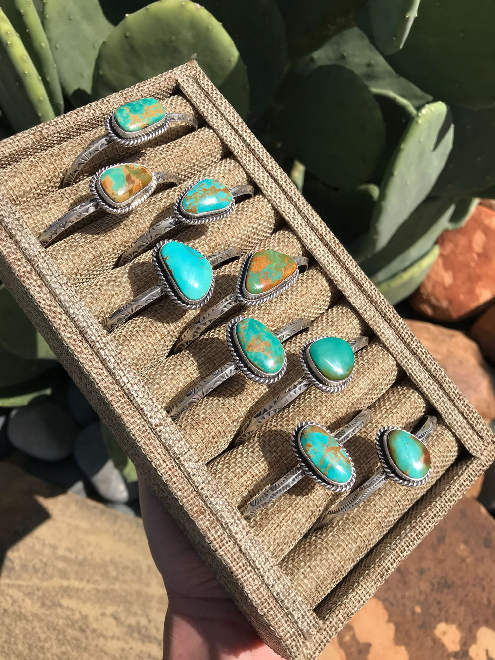 The Wintersburg Cuff-Bracelets & Cuffs-Calli Co., Turquoise and Silver Jewelry, Native American Handmade, Zuni Tribe, Navajo Tribe, Brock Texas